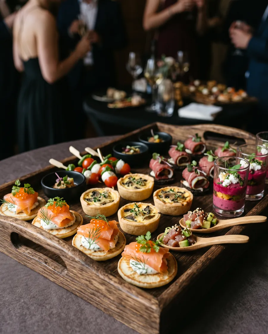 Buffet de réception, inspiration pour une planche à partager
