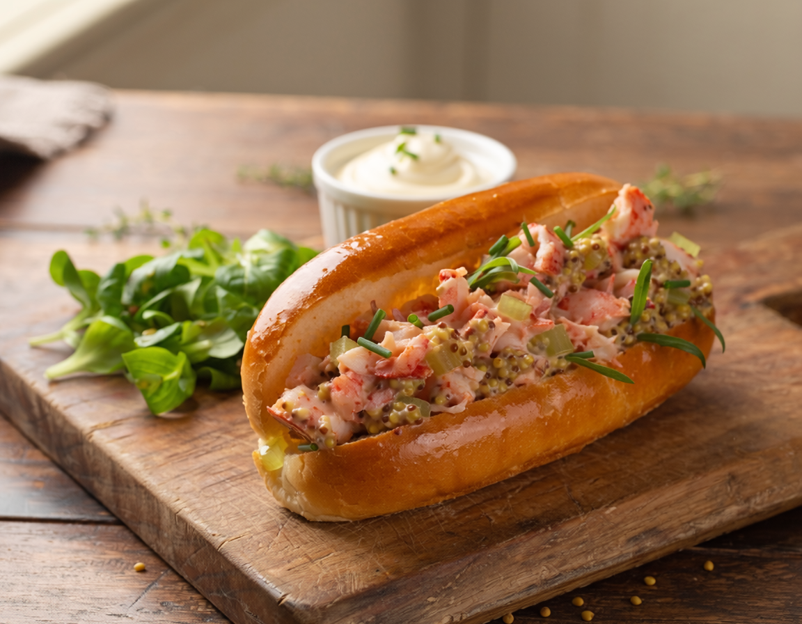 Sandwich garni servi sur une planche
