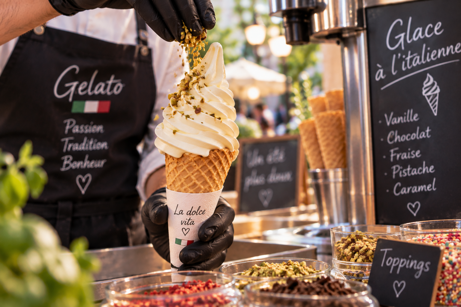 Glace à l’italienne