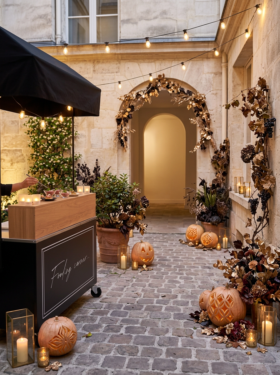 Stand gourmand d’Halloween