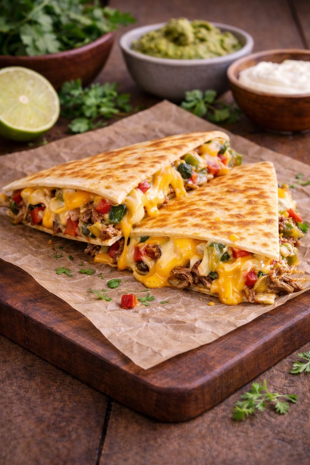 Fromage fondu et recette mexicaine chaude pour un stand événementiel