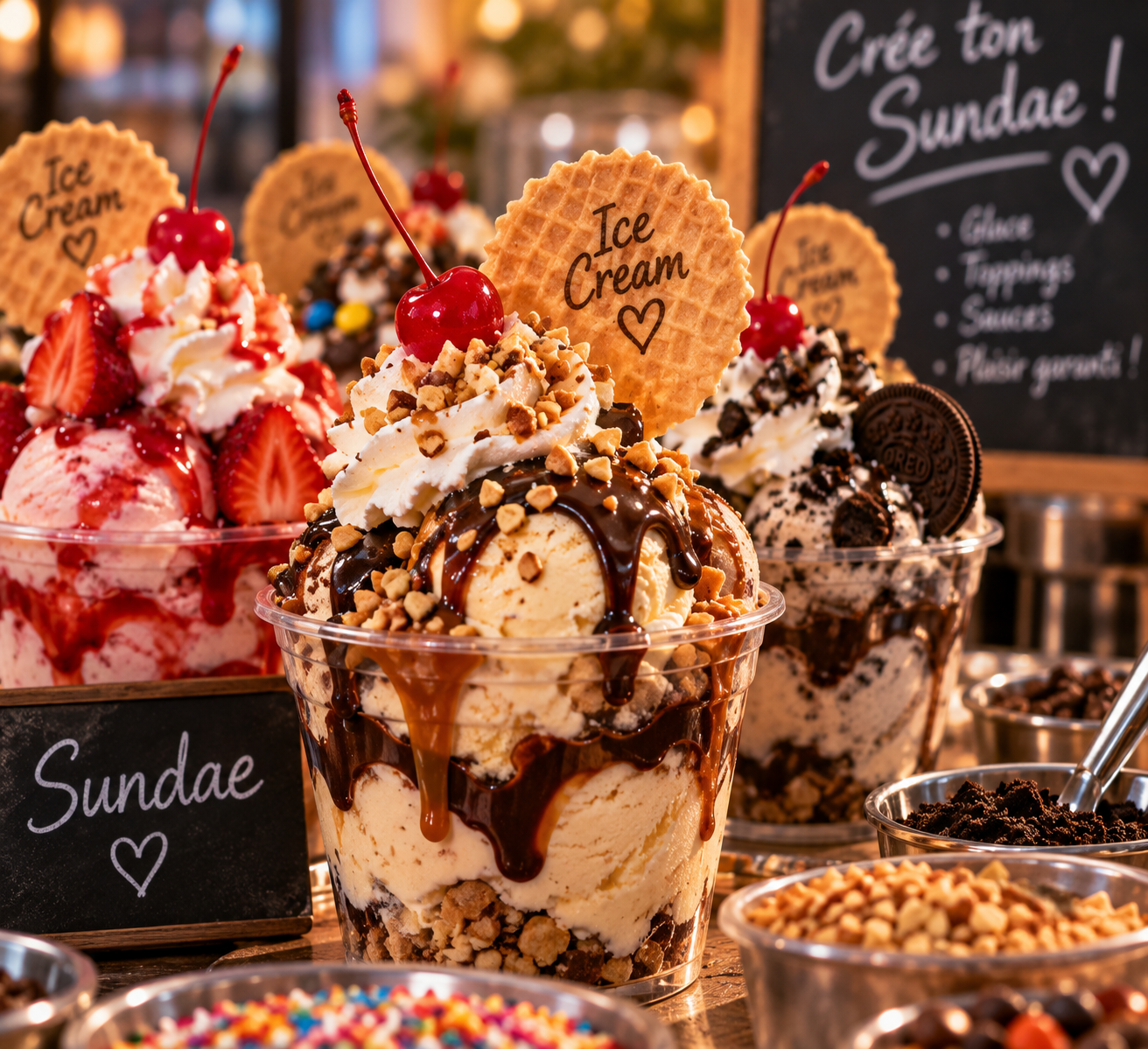 Coupe Sundae garnie